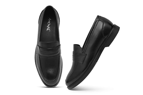 Image of ARAMISH New Men's Leather Slip on Formal Shoes Moccasin Loafers for Men's
