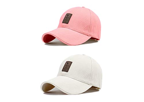 Image of solid plain unisex cotton caps free size adjustable casual look stylish cap
