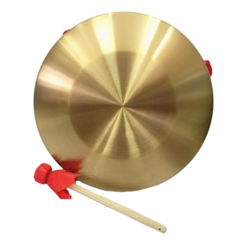 ifundom Gong Instrument Chinese Decor Traditional Chinese Percussion Versatile Gong Mallet Stage Show