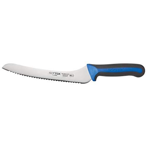 Sof-Tek, 9" Offset Utility/Bread Knife, Soft Grip Handle #TOP17