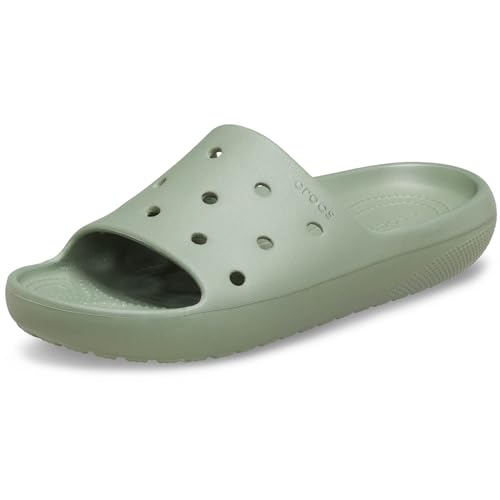 Crocs Unisex Classic Slide 2.0 Moss Men's 4, Women's 6 Medium