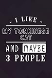 Basketball Playbook - I Like My Tonkinese Cat And Maybe Like 3 People Art: My Tonkinese Cat, Organizer Notebook for Drawing Up Basketball Plays and ... Notes, Gifts for Basketball Coaches,College
