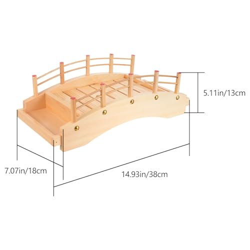 Plato puente de sushi madera 37x18.5 cm miniatura 2