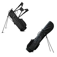 値引き交渉あり 格安 早者がち スタンド式ゴルフバッグ 黒 値引き交渉あり 格安 早者がち スタンド式ゴルフバッグ 黒