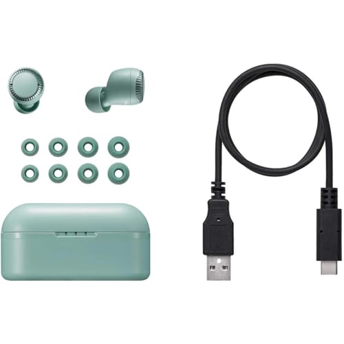 Image of Panasonic True Wireless Earbuds | Bluetooth Earbuds|IPX4 Water Resistant | Small, Lightweight | Long Battery Life, Alexa Compatible | RZ-S300W (Green)
