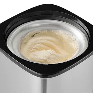 Eismaschine 2L, Speiseeisbereiter, Eiscremebereiter, Speiseeismaschine, inkl. Rezeptheft, mit Timer (5 bis 45 Min.)Ohne… – Bild 8