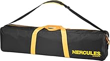 Brand: Hercules Handles and shoulder strap Contoured shoulder pads for comfortable carrying. Separate compartments for desk and stand to prevent scratches.