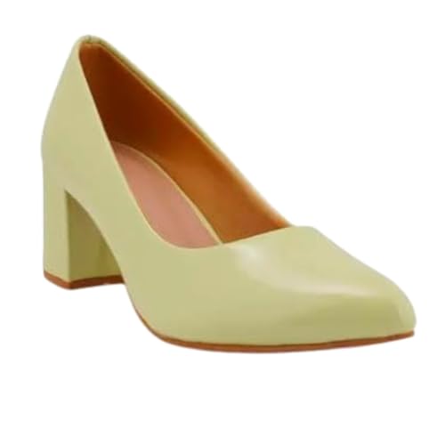 Image of Women's Beautiful Design Synthetic Leather Block Heel TPR Sole Sandal for Wedding Party & Festive