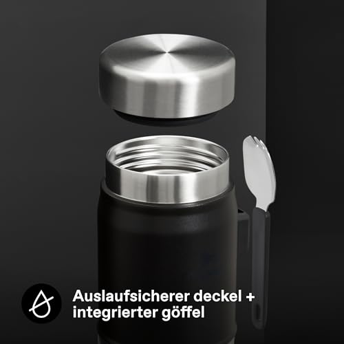 STANLEY 1913 Classic Legendary Food Jar mit Spork 400 ml - Black – Ansicht 5