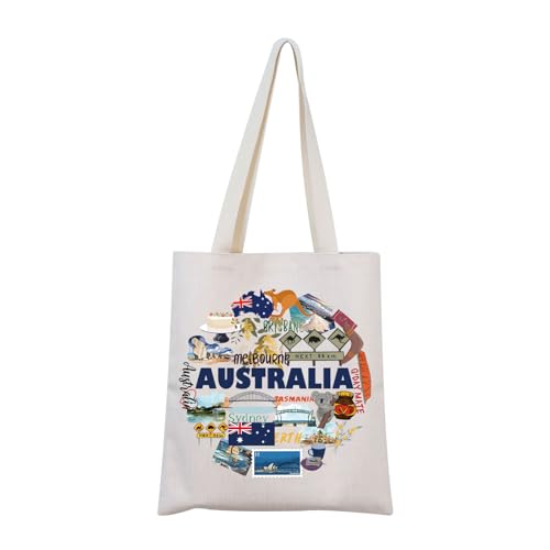 Australia Tote Bag Australia Gift Moving to Australia Gift Australia Souvenir Gift Australia Travel Gift (Australia Tote)