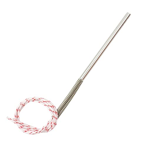 Heating 2pcs/Pack Electric Cartridge Heater 6mm Tube Diameter Stainless Steel 304 Tubular Air Heating Element 100w/120w/150w(100W 6x50mm)
