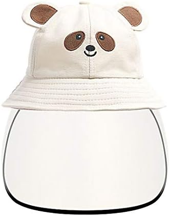 Jascaela Kids Bucket Hat Clear Cover Dustproof Fisherman Cap Sun Protection Hat