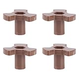 GARVALON 4 STÜCKE Teiliges Mikrowellen ofen Drehteller Motor Kupplung Kunststoff Ersatzteil Innenloch Kompatibel für Mikrowellenherd Drehteller Antrieb