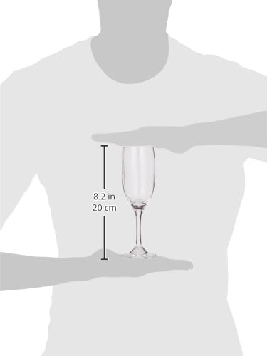 Nadir Figueiredo Windsor Flute Stemware 210ml - Elegant Glass for Sparkling Celebrations