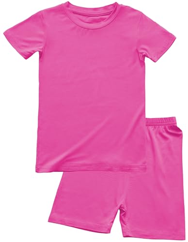 Image of BABY 2T-10Y Toddler Kids Girls Boys Soft Comfy 2pcs Set Short Sleeve Shirts and Pants Sets