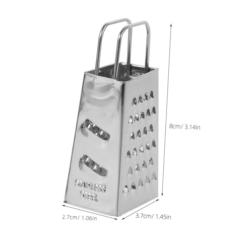 Rallador manual de acero inoxidable 4 piezas miniatura 2