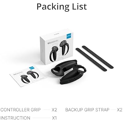 BOBOVR G3 Controller Grips Cover,Compatible with Meta Quest 3/3S Accessories,for CD3/D3 Dock Wireless Charging
