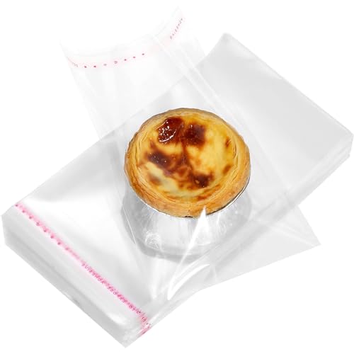 Bolsas Celofán Transparente 300Pcs Bolsas De Celofán 10x15+3cm Bolsas De Plastico Transparente Adhesivas Bolsa Autoadhesiva OPP Para Caramelo Bombones Fiestas Bodas Regalo