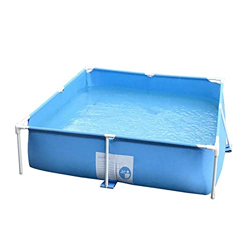 FHISD Faltbarer Pool, Rund für Kinder Aufblasbares Planschbecken, Stent-Außenpool, Spielbecken (1,5 x 1,5 x 0,4 m)