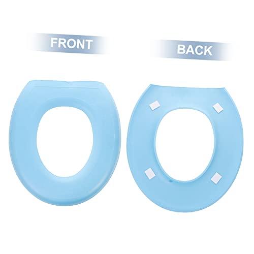 Toyvian 2 Stücke Toilettensitzkissen Sitzwärmer Badezimmerkissen Pad Toilettensitze Matte Toilettenringkissen Badezimmerzubehör Winter Toilettenabdeckung Badezimmer Gepolsterte – Bild 8