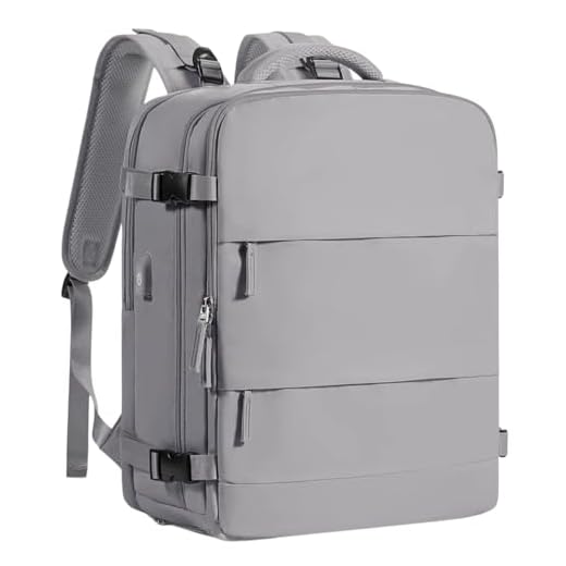 [Assista o Vídeo] Mochila Viagem Avião Impermeável Compartimento Para Sapato Notebook Usb Bolso Para Objetos úmidos Low Cost (CINZA) CODATECH