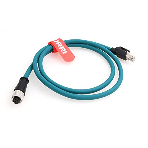 Cable Cat6a M12 A-Code a RJ45 1 m para cámara miniatura 2