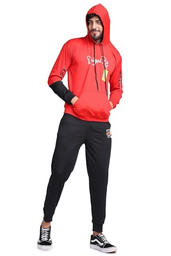 Image of YELLOW TREE Polyester Printed Tracksuits for Men | Running & Sports Tracksuits | Full Sleeve Tracksuits