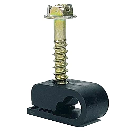 Stanz (TM) Flex Single Coaxial Cable Clips, Cat6, Electrical
