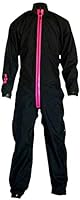 Dry Fashion Unisex Trockenanzug SUP-Advance Segelanzug wasserdicht, Farbe:Schwarz/Pink, Größe:S
