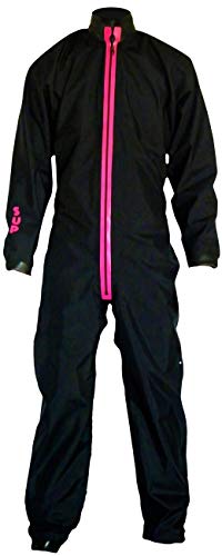 Dry Fashion Unisex Trockenanzug SUP-Advance Segelanzug wasserdicht, Farbe:Schwarz/Pink, Größe:S