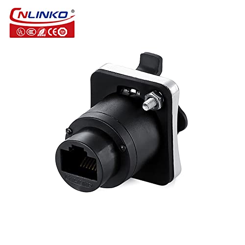 Conector Ethernet RJ45 Industrial CNLINKO IP67 miniatura 3