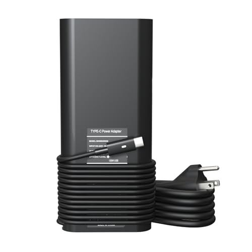 Chargeur USB C 130W alimentation rapide pour Dell XPS 17