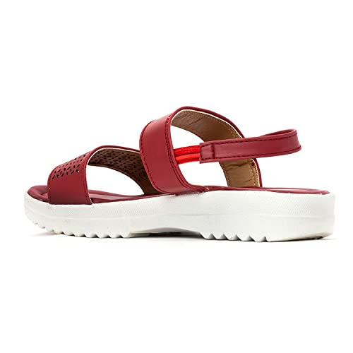 Image of Khadim's Adrianna Flat Platform Slingback Sandal for Girls (4.5-12 yrs)