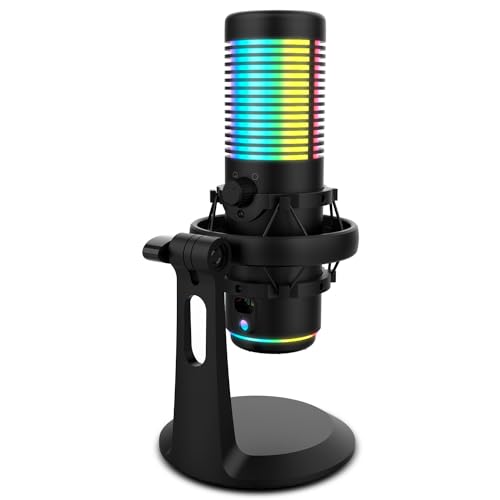 Miniatura 4 de KROM Kaze – Kit Micrófono Streaming HQ con 2 Cápsulas de Condensador, Cardioide/Omnidireccional, Montura Anti-Shock, RGB, Compatible Windows, MacOS, Android e iOS – Negro