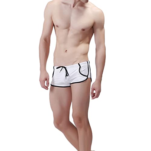 SUWBMHWE Men's Swimwear Briefs Mens Swim Trunks Nylon Beach Swim Briefs with Inter-Lining for Men3