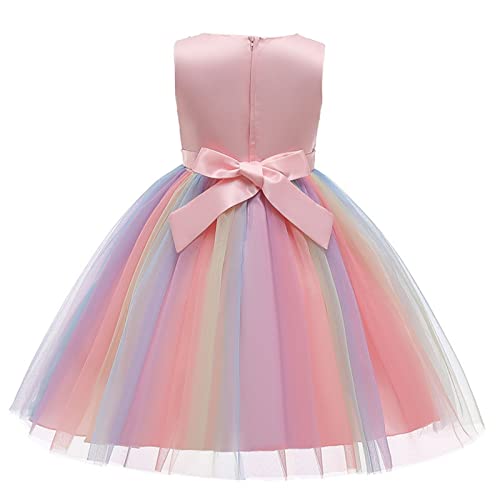 Vestido de princesa de tul con arco iris M MUNCASO 7