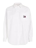 Chemise tjw badge boyfriend en ton blanc DW0DW13804 YBR