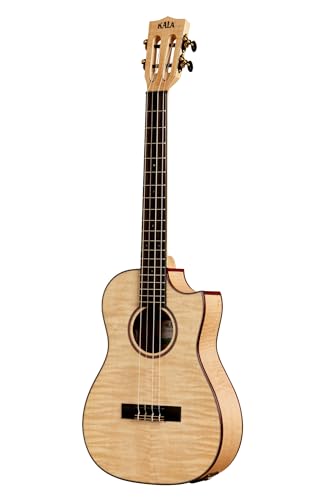 Kala Brand Music Co., 4-String Ukulele, Right, Maple, Baritone (KA-ASFM-B-CE_W/Bag) - Image 3