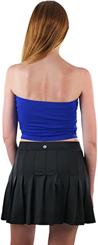 Image of ToBeInStyle Women's Cotton-Spandex Blend Stretchy Tube Top