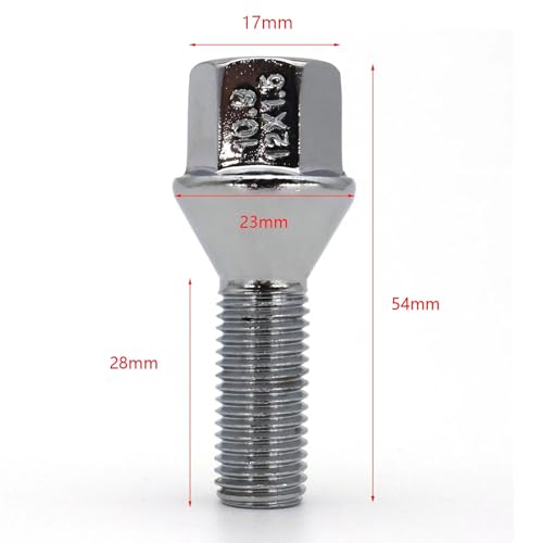 Pernos de rueda para BMW que evitan el desgaste de roscas en modelos 535i y 550i M12x1.5 2