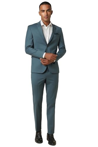 Image of Allen Solly Men's Polyester Blend Two Piece Suit-Dress Set