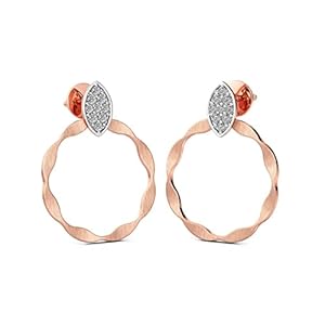 Pride Diamond Collection 18k Rose gold earrings for women
