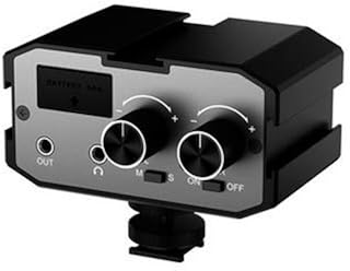 3.5mm Dual-Groups Microphone Amplifier Audio Mixer for Camera Camcorderera