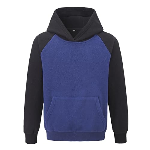 Boys Girls Toddler Fleece Pullover Hoodie Kids Long Sleeve Sweatshirts 3-16 Years