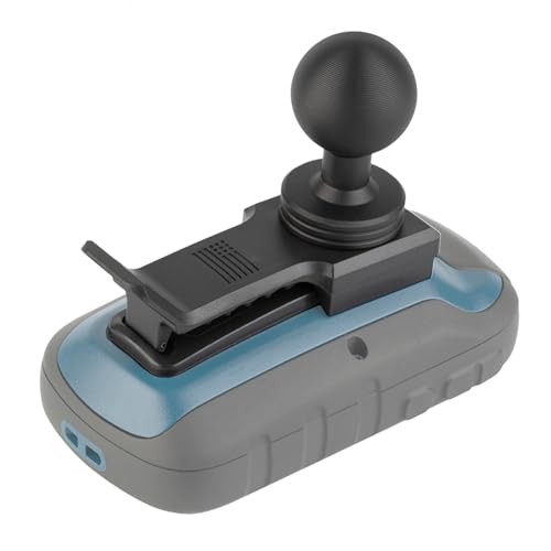 Bulletpoint Mounting Solutions Handheld Radio Holder Spine Clip Adapter with B Size 1 inch Ball Mount Compatible with Garmin Handheld Devices