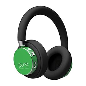 Puro Sound Labs BT2200s Plus Volume Limited Kids’ Bluetooth Headphones (Green)