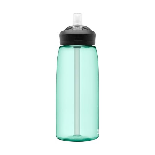 Image of CamelBak Eddy+ Water Bottle with Bite Valve Straw, Leak‑Resistant Easy‑Sip Design for Everyday Hydration, 32oz, Mint