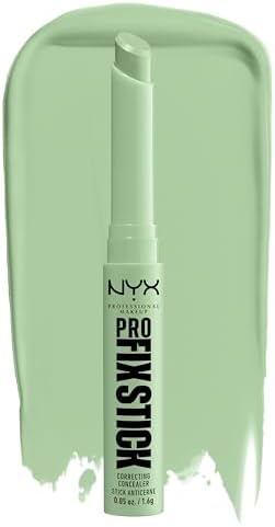 NYX PROFESSIONAL MAKEUP, Pro Fix Stick Correcting Concealer, Infused with hyaluronic acid, Cream formula - 0.1 Green