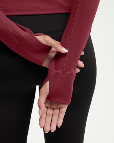 Image of SUUKSESS Women Golden Full Zip Up Workout Cropped Jackets Lightweight Athletic Yoga Tops