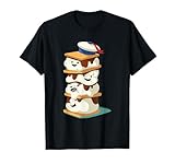 Ghostbusters Stay Puft Marshmallow Men S'mores Stack T-Shirt